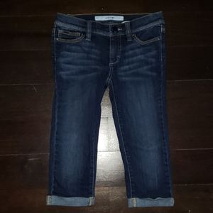 GIRL'S JOE'S BLUE DENIM JEANS CAPRIS